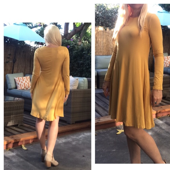 🤩Golden A-Line Dress🌟 - Picture 2 of 3